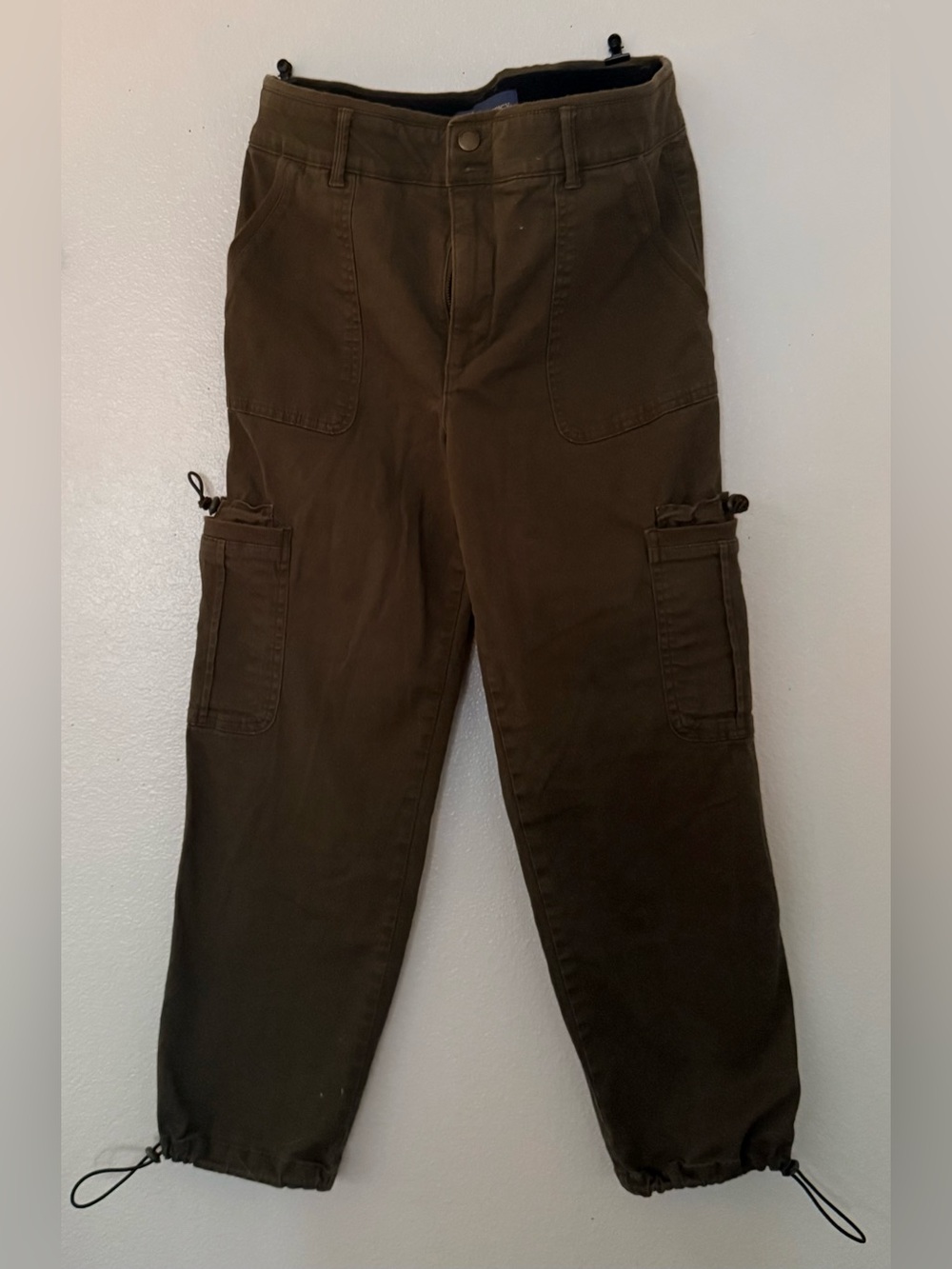 Democracy Ab Solution Olive Cargo Utility Pants Size 10